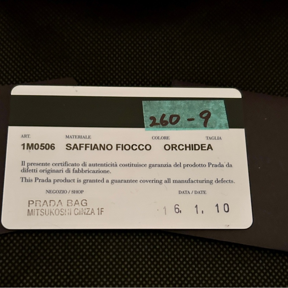 Prada Saffiano Fiocco Bow Zippy Long Wallet in the color Orchidea. With COA - Picture 4 of 15